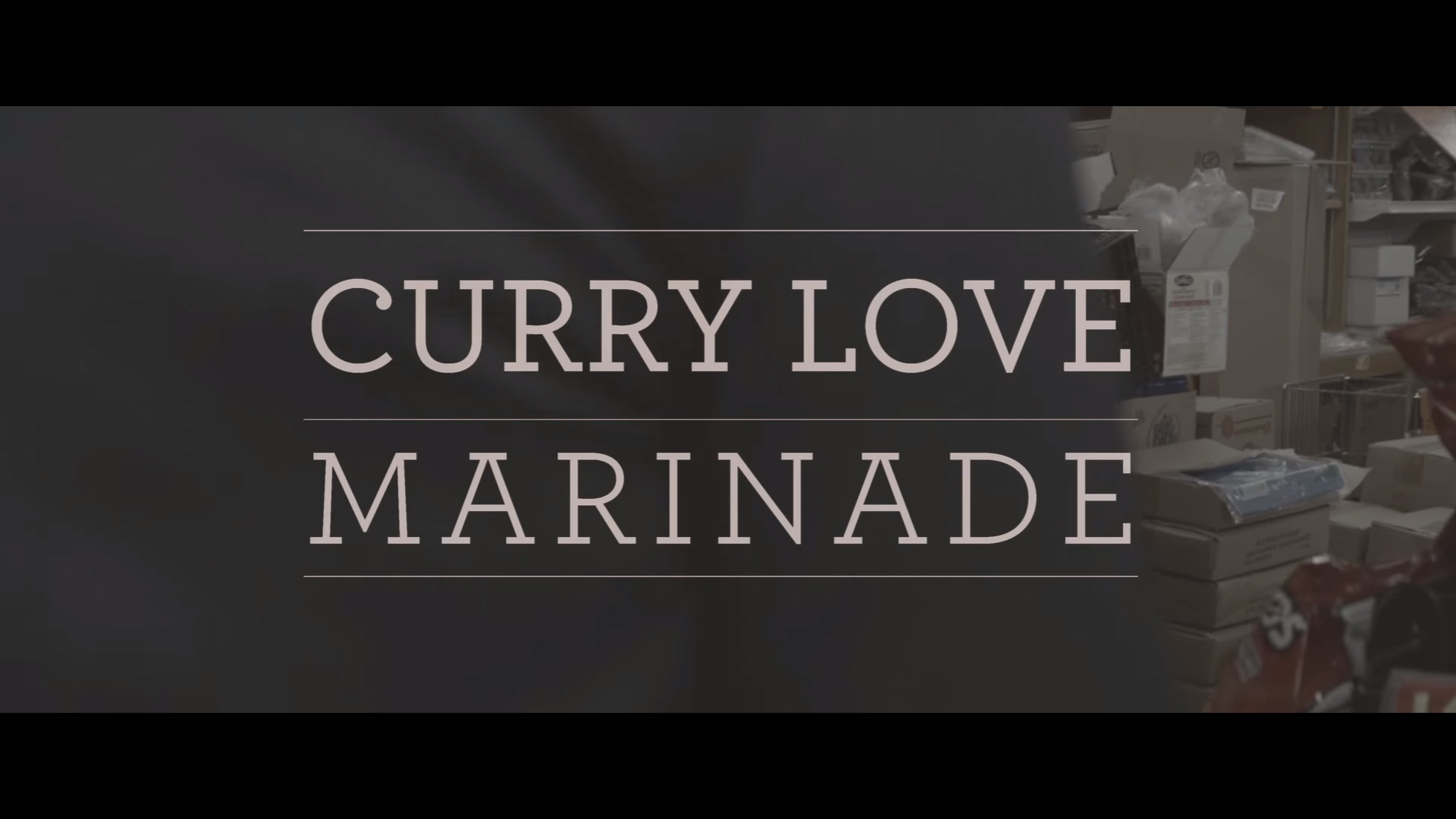 Curry Love Marinade